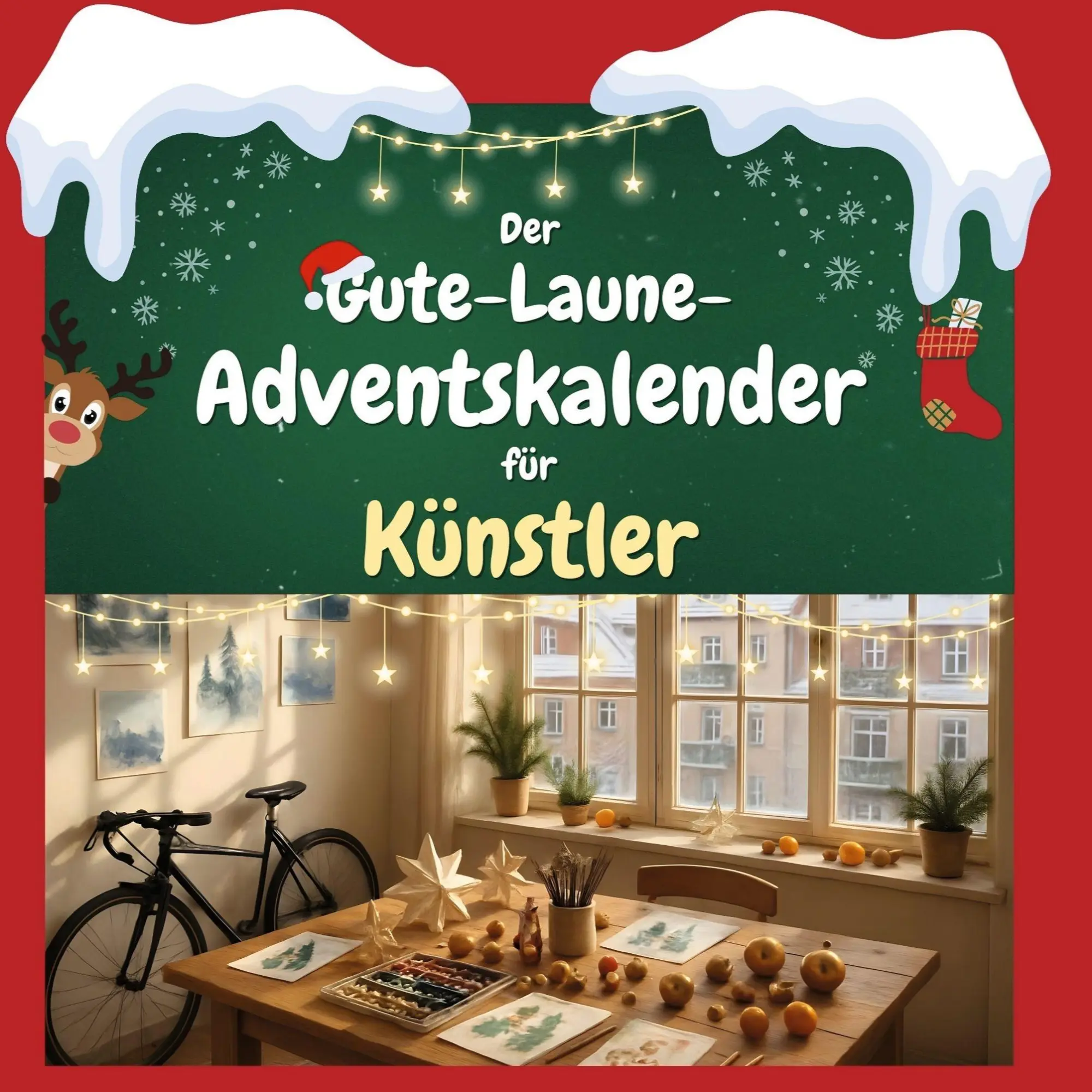 Cover: 9783695312276 | Der Gute-Laune-Adventskalender für Künstler | Zoe Krüger | Taschenbuch