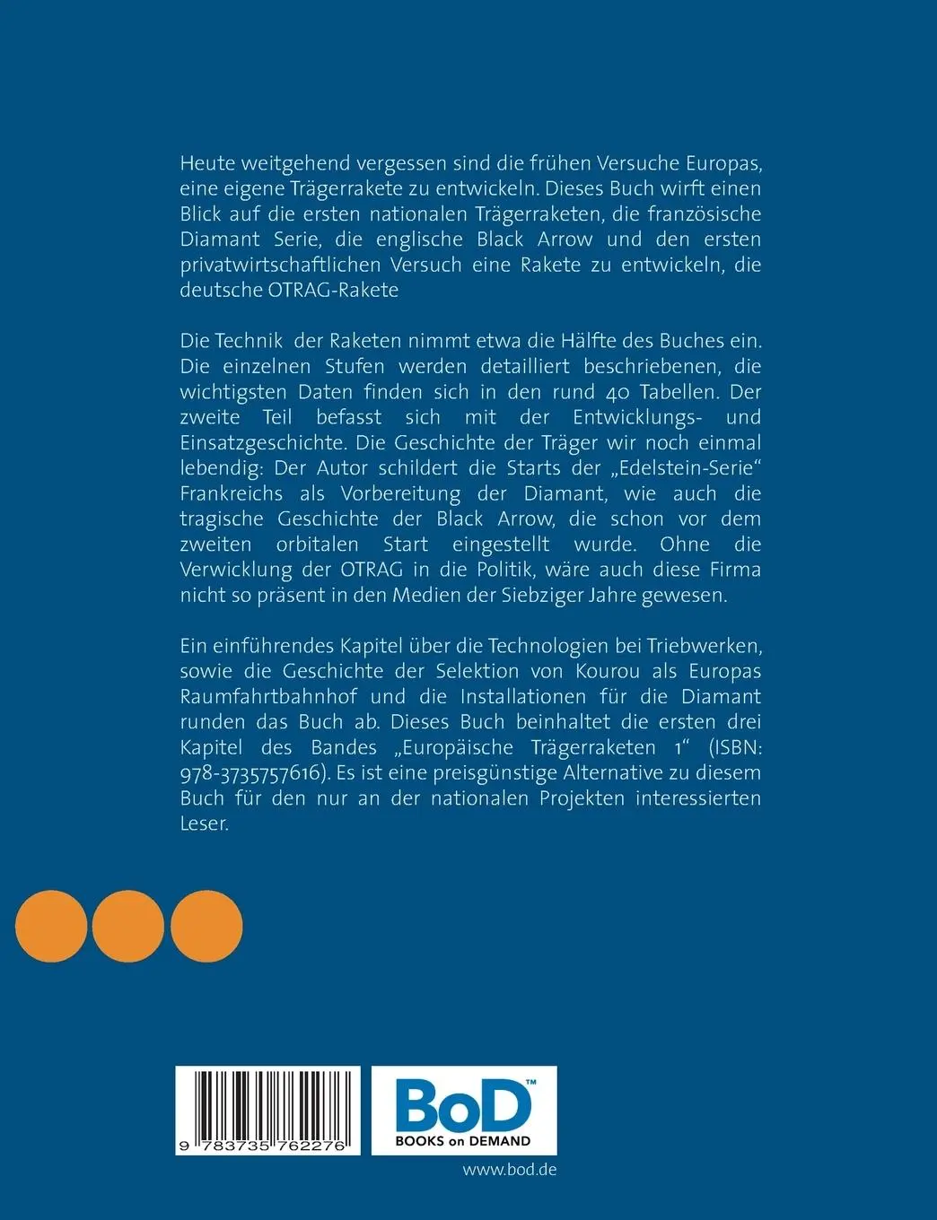 Rückseite: 9783735762276 | Black Arrow - Diamant - OTRAG | Bernd Leitenberger | Taschenbuch