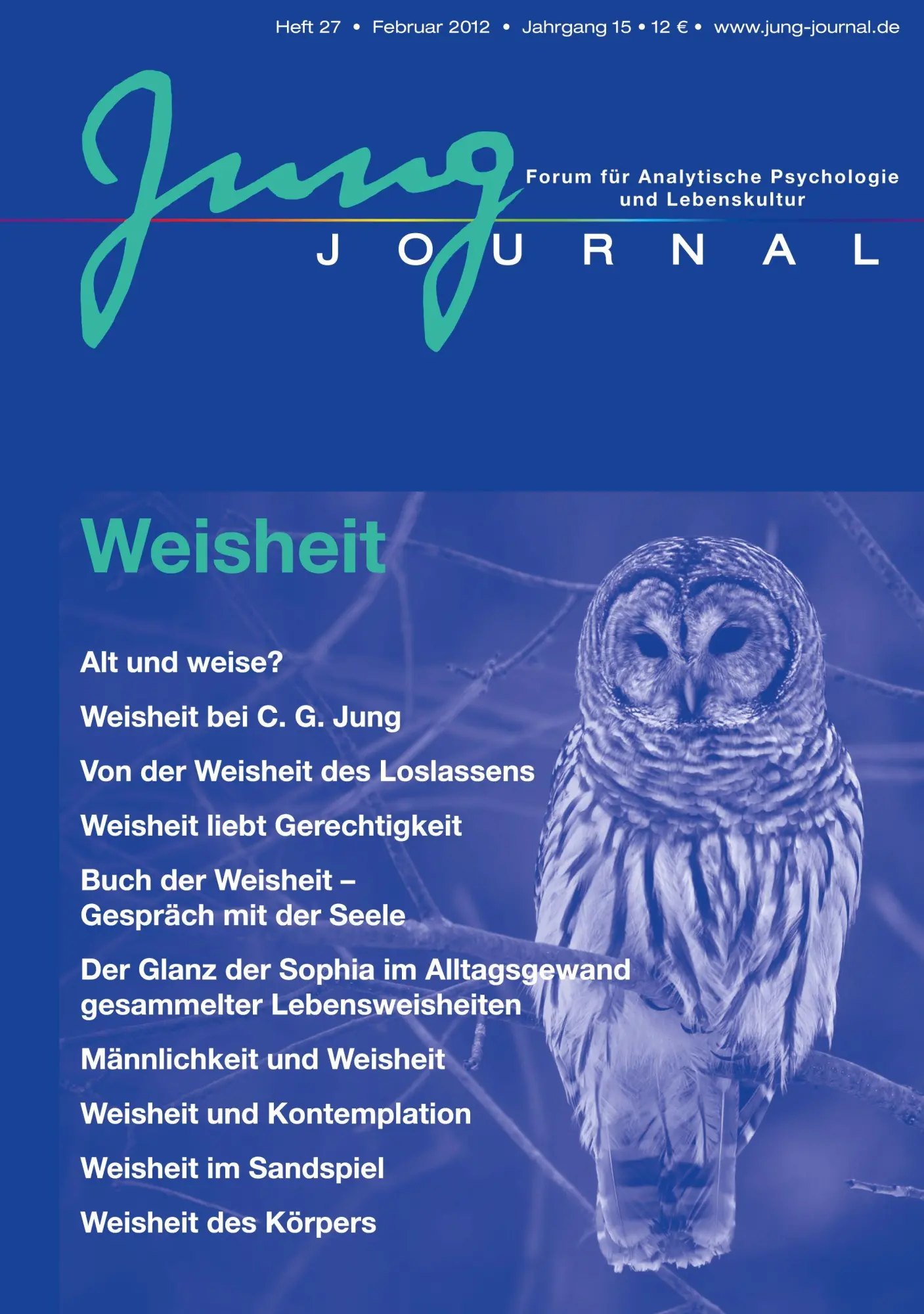 Cover: 9783939322276 | Jung Journal Heft 27 Weisheit | Lutz Müller | Taschenbuch | 84 S.