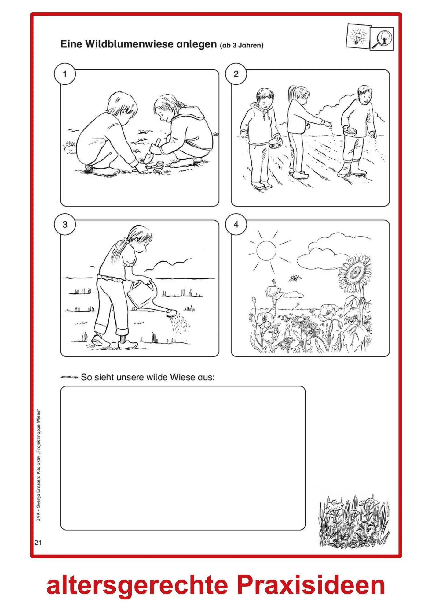 Bild: 9783965202276 | Kita aktiv Projektmappe Wiese | Svenja Ernsten | Broschüre | 40 S.