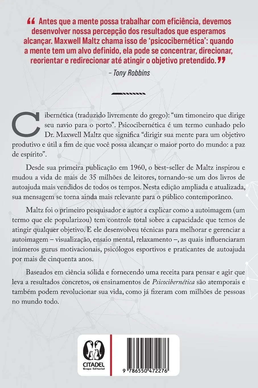 Rückseite: 9786550472276 | Psicocibernética | Maxwell Maltz | Taschenbuch | Paperback | 2023