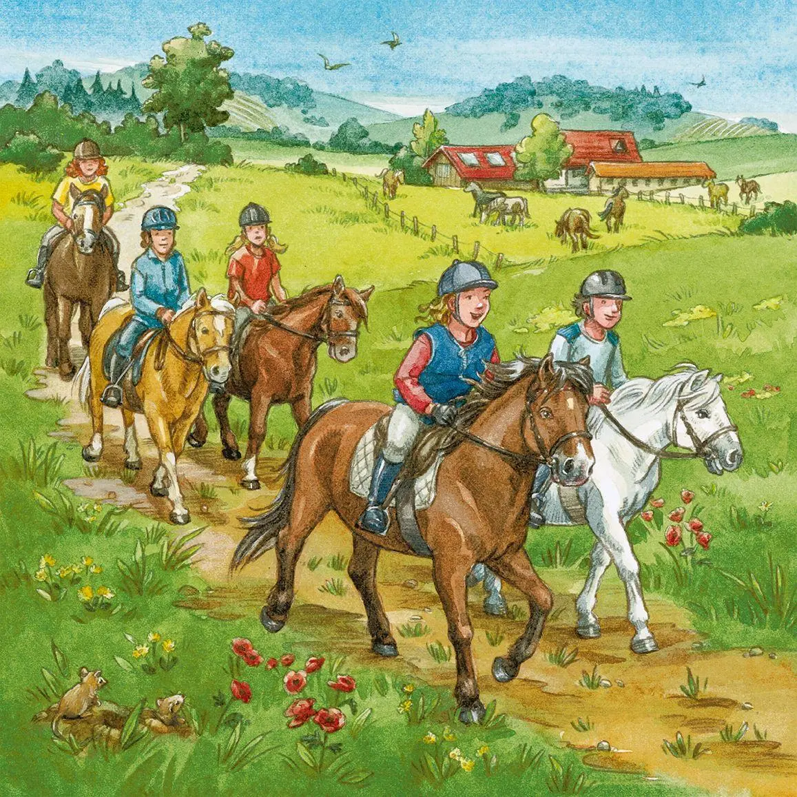 Bild: 4005556092376 | Mein Reiterhof. Puzzle (3 x 49 Teile) | Spiel | 09237 | Deutsch | 2011