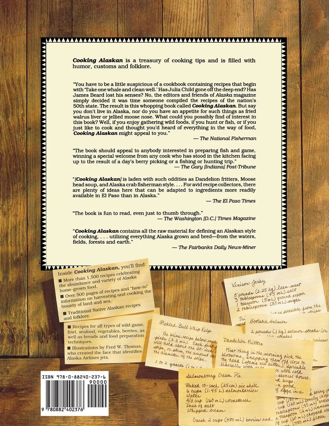 Rückseite: 9780882402376 | Cooking Alaskan | Alaskans | Taschenbuch | Kartoniert / Broschiert