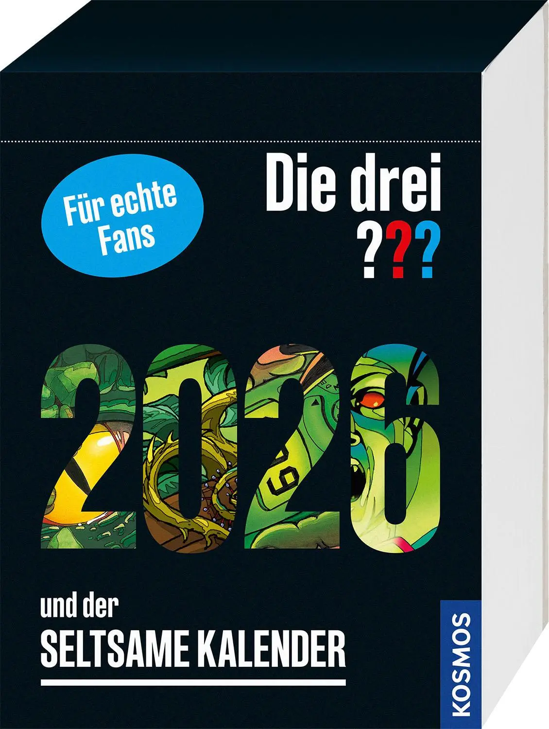 Cover: 9783440182376 | Die drei ??? und der seltsame Kalender 2026 | Tagesabreißkalender