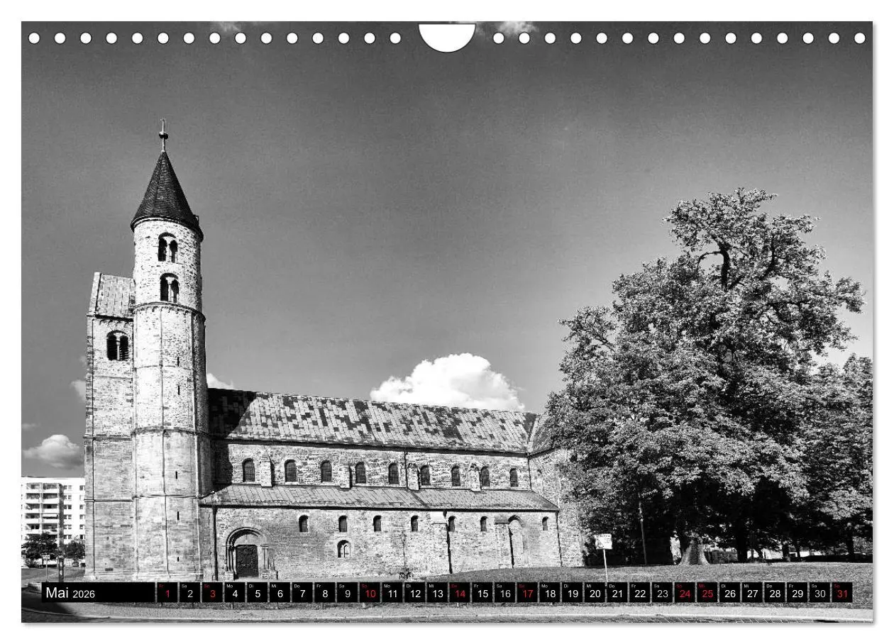 Bild: 9783516032376 | Magdeburg in Schwarz - Weiß (Wandkalender 2026 DIN A4 quer),...