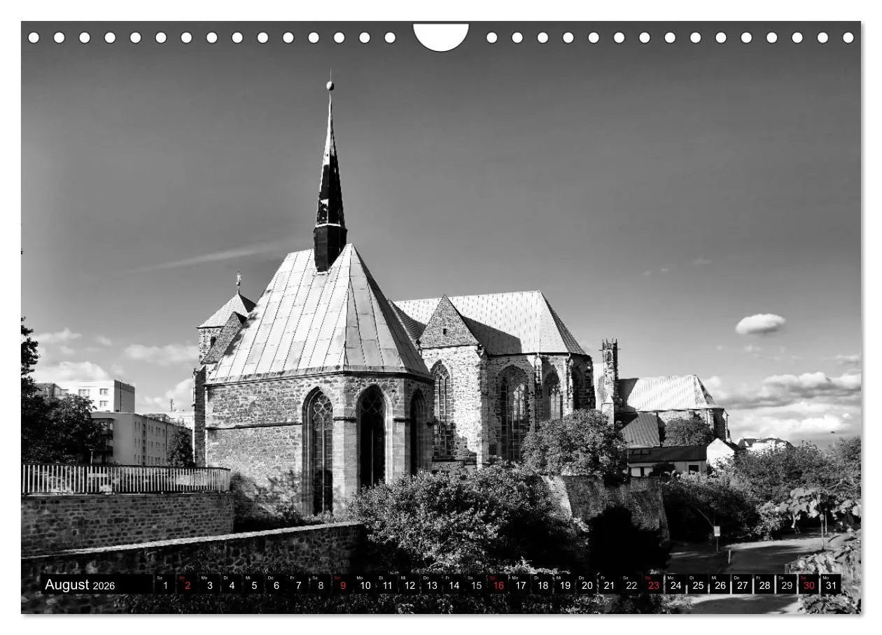 Bild: 9783516032376 | Magdeburg in Schwarz - Weiß (Wandkalender 2026 DIN A4 quer),...