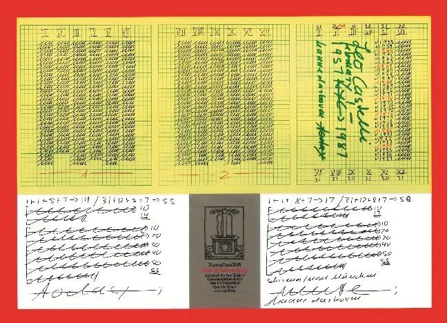 Cover: 9783888142376 | R. M. Rilke, Das Stundenbuch Leo Castelli, num. Ausg. | Hanne Darboven