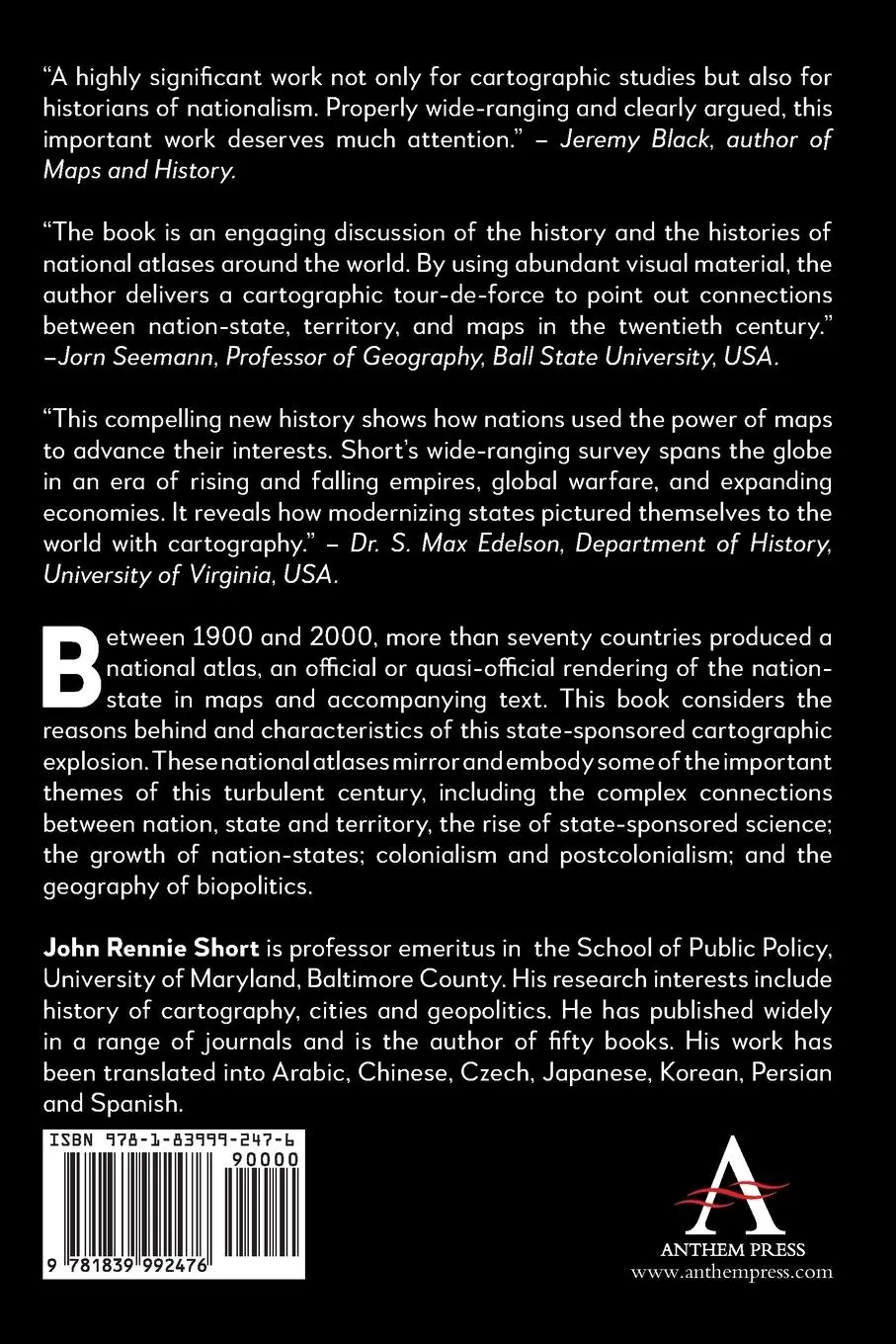 Rückseite: 9781839992476 | The Rise and Fall of the National Atlas in the Twentieth Century
