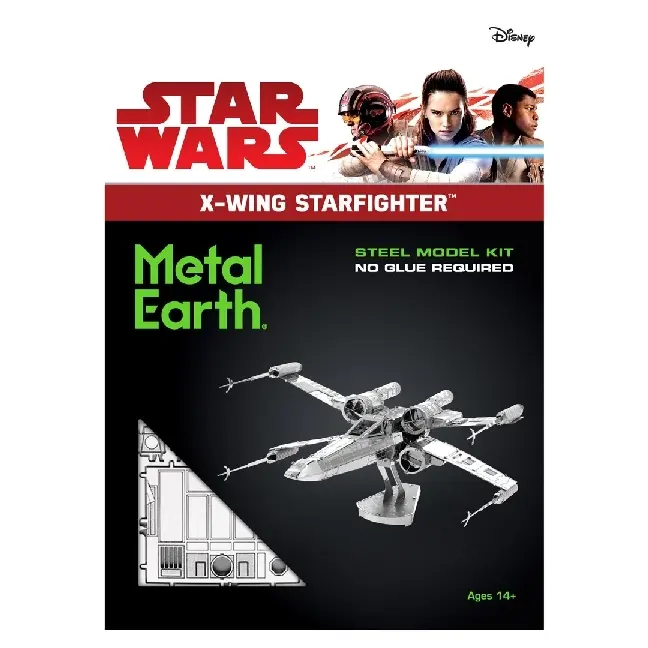 Bild: 32309012576 | Metal Earth: STAR WARS X-Wing Fighter | Steel Model Kit | 502656