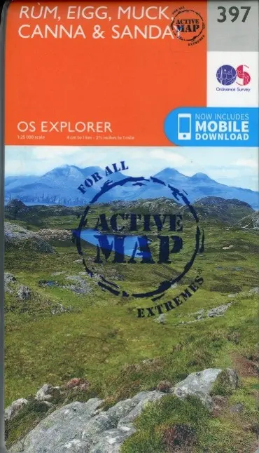 Cover: 9780319472576 | Rum, Eigg, Muck, Canna and Sanday | Ordnance Survey | (Land-)Karte