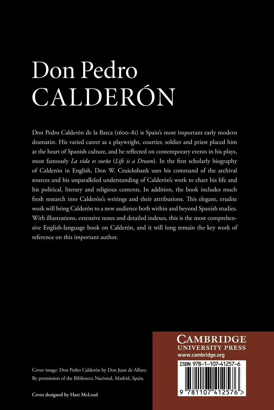 Rückseite: 9781107412576 | Don Pedro Calderon | Don W. Cruickshank | Taschenbuch | Englisch