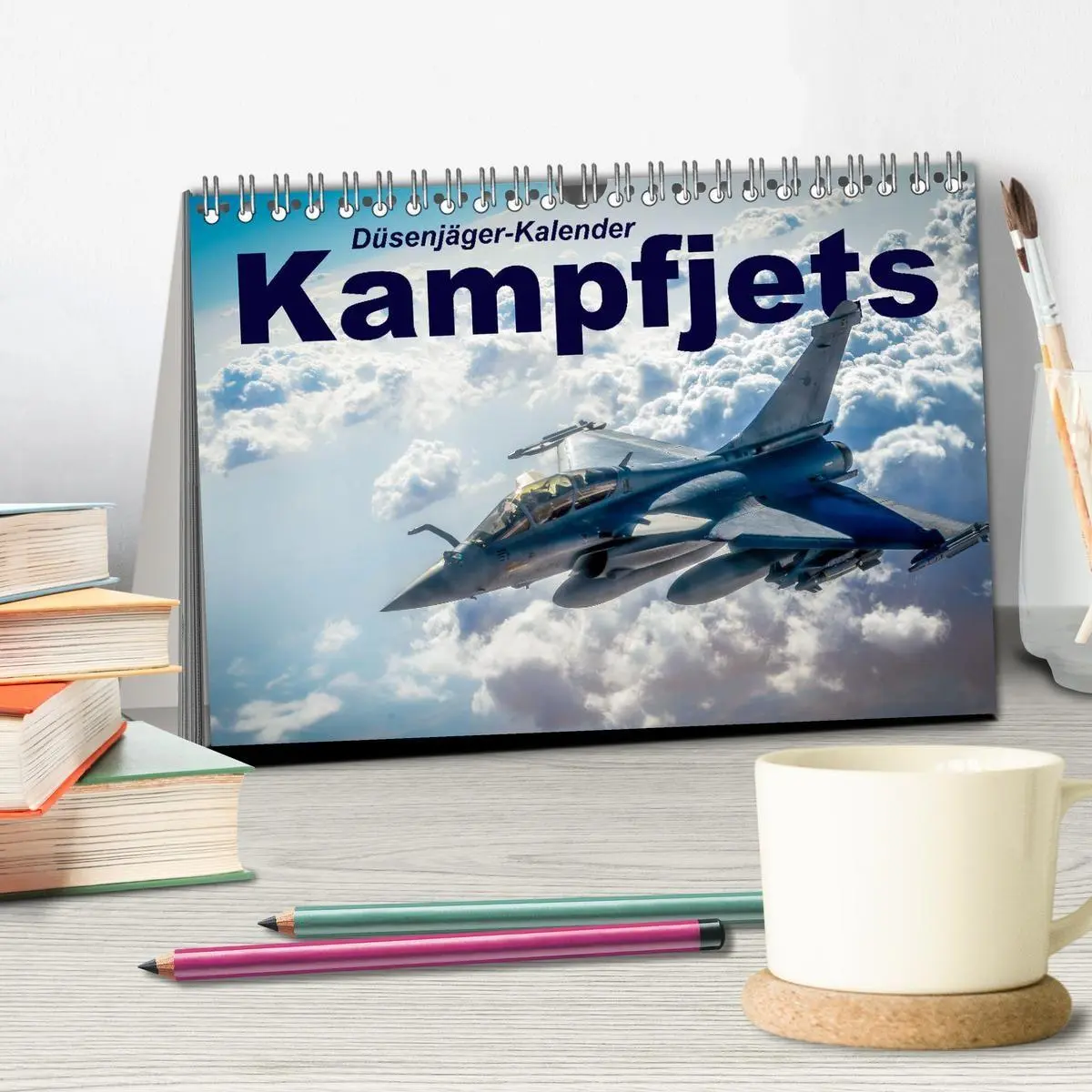 Bild: 9783569342576 | Kampfjets - Düsenjäger-Kalender (Tischkalender 2027 DIN A5 quer),...