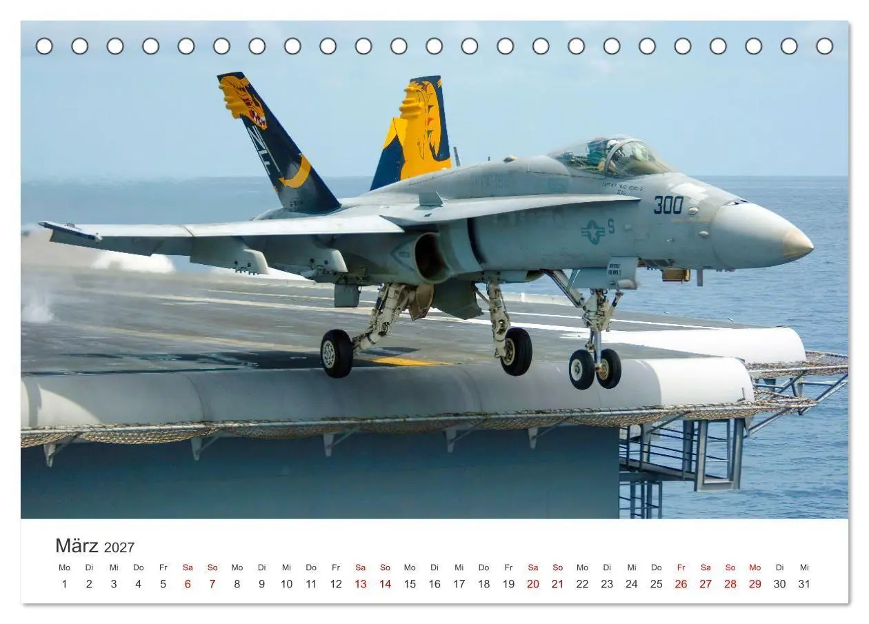 Bild: 9783569342576 | Kampfjets - Düsenjäger-Kalender (Tischkalender 2027 DIN A5 quer),...