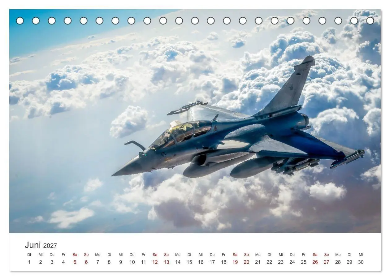 Bild: 9783569342576 | Kampfjets - Düsenjäger-Kalender (Tischkalender 2027 DIN A5 quer),...