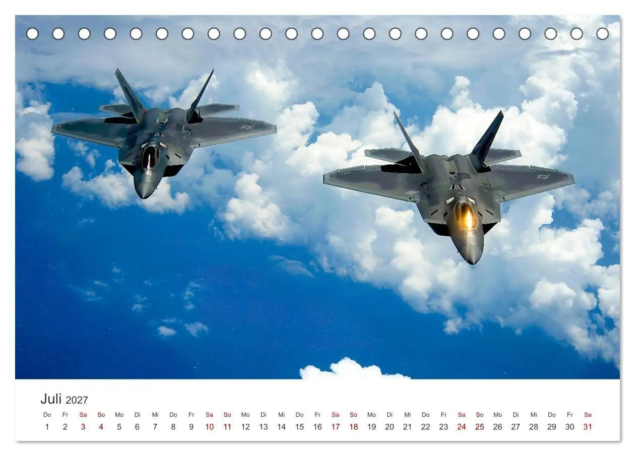 Bild: 9783569342576 | Kampfjets - Düsenjäger-Kalender (Tischkalender 2027 DIN A5 quer),...