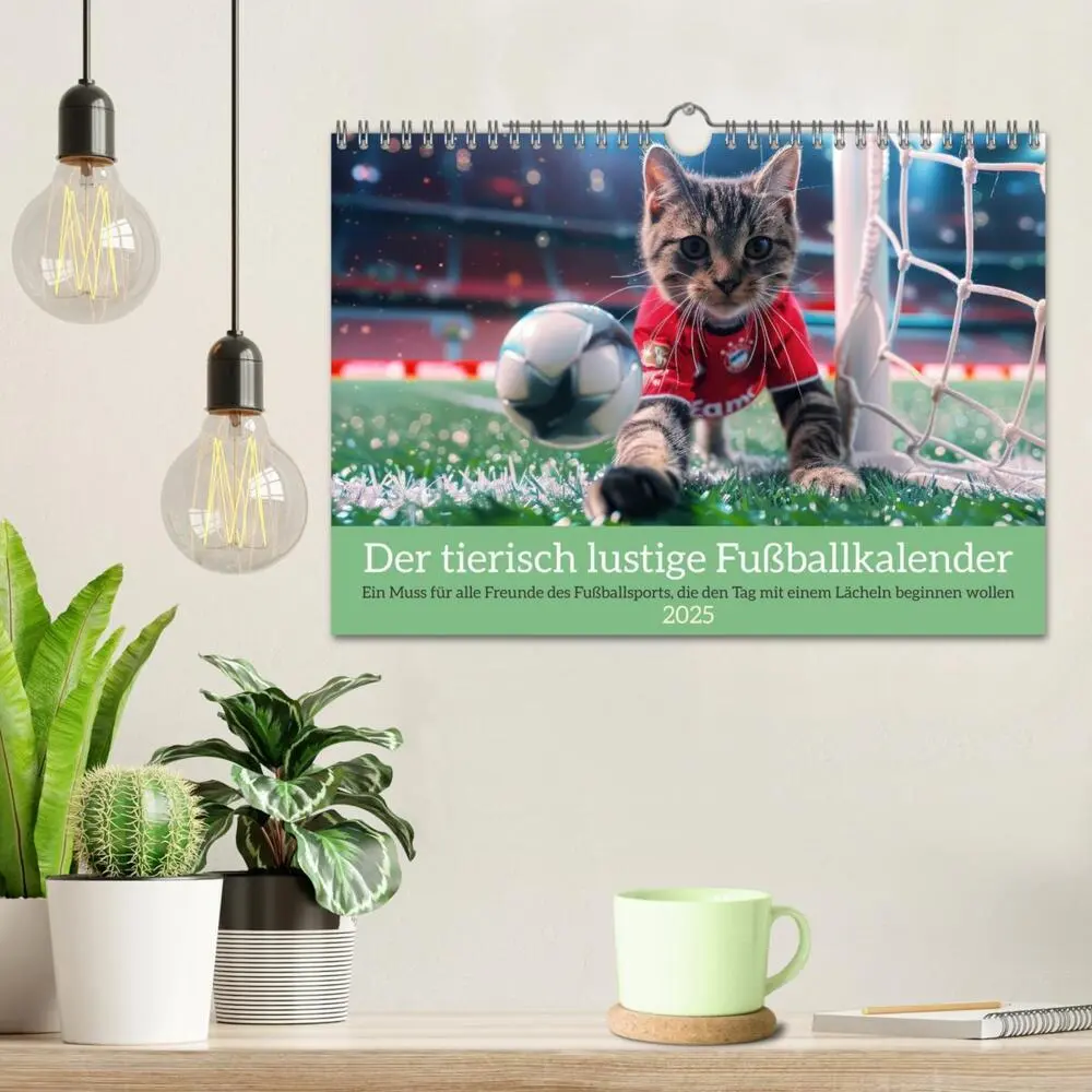Bild: 9783457152676 | Der tierisch lustige Fußballkalender (Wandkalender 2025 DIN A4...