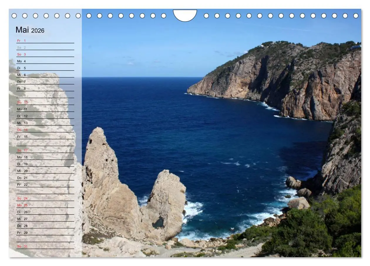 Bild: 9783516172676 | Zauberhaftes Ibiza - Terminplaner (Wandkalender 2026 DIN A4 quer),...