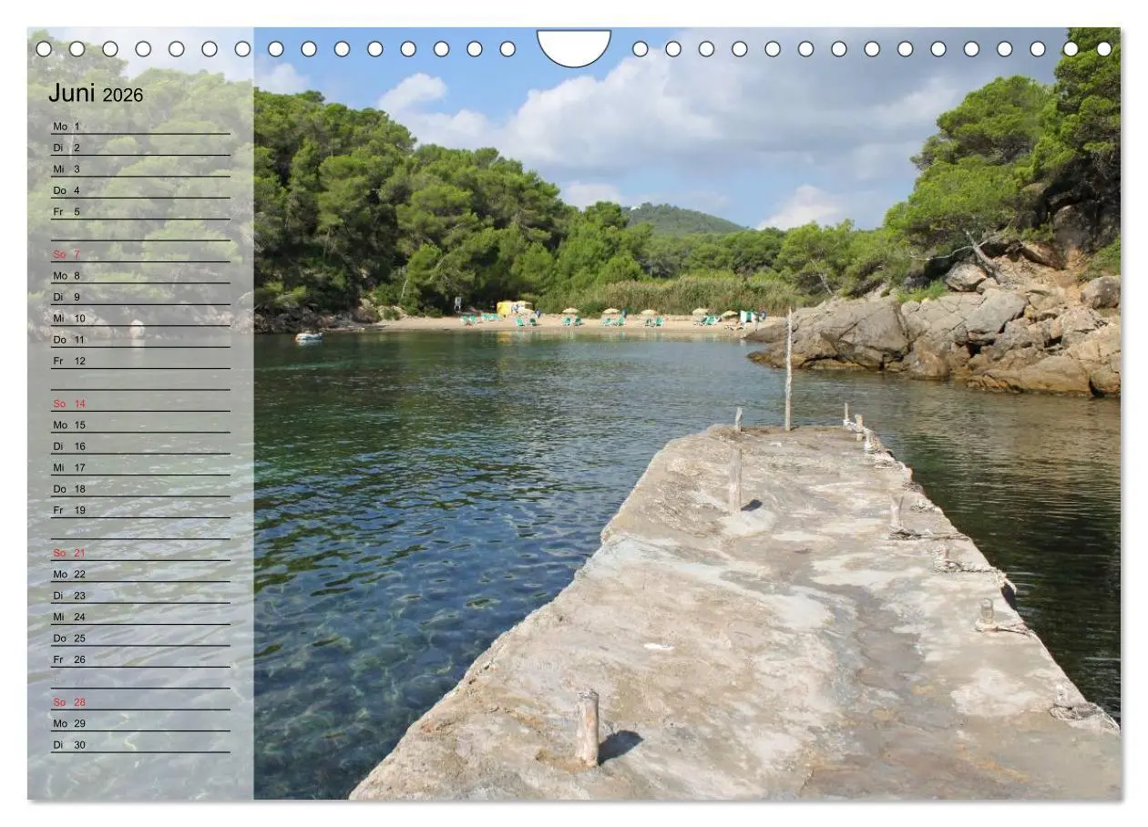 Bild: 9783516172676 | Zauberhaftes Ibiza - Terminplaner (Wandkalender 2026 DIN A4 quer),...