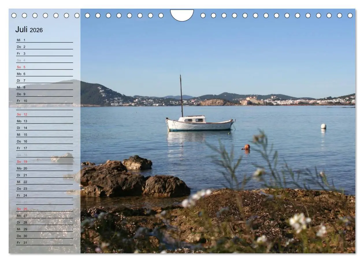 Bild: 9783516172676 | Zauberhaftes Ibiza - Terminplaner (Wandkalender 2026 DIN A4 quer),...