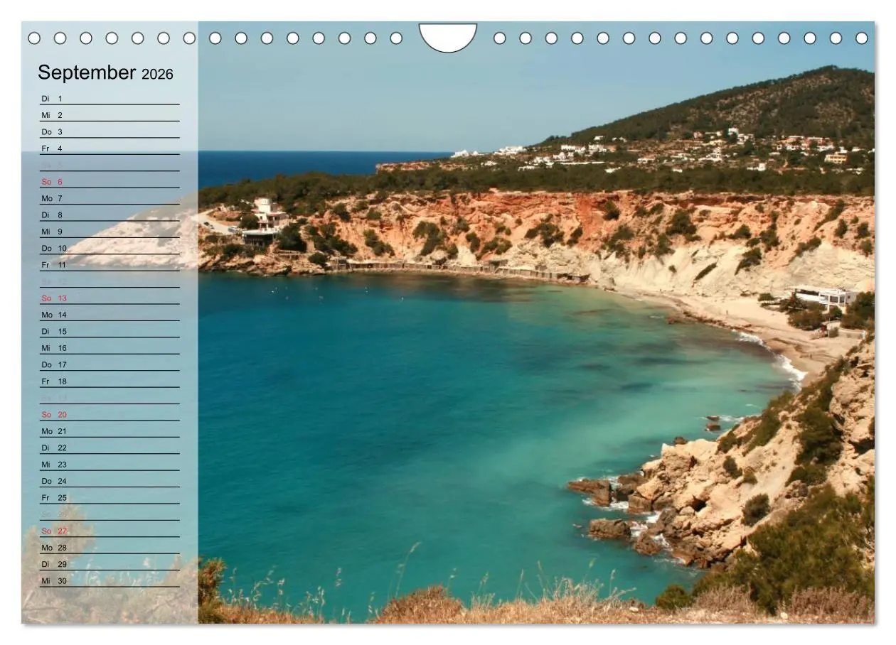 Bild: 9783516172676 | Zauberhaftes Ibiza - Terminplaner (Wandkalender 2026 DIN A4 quer),...