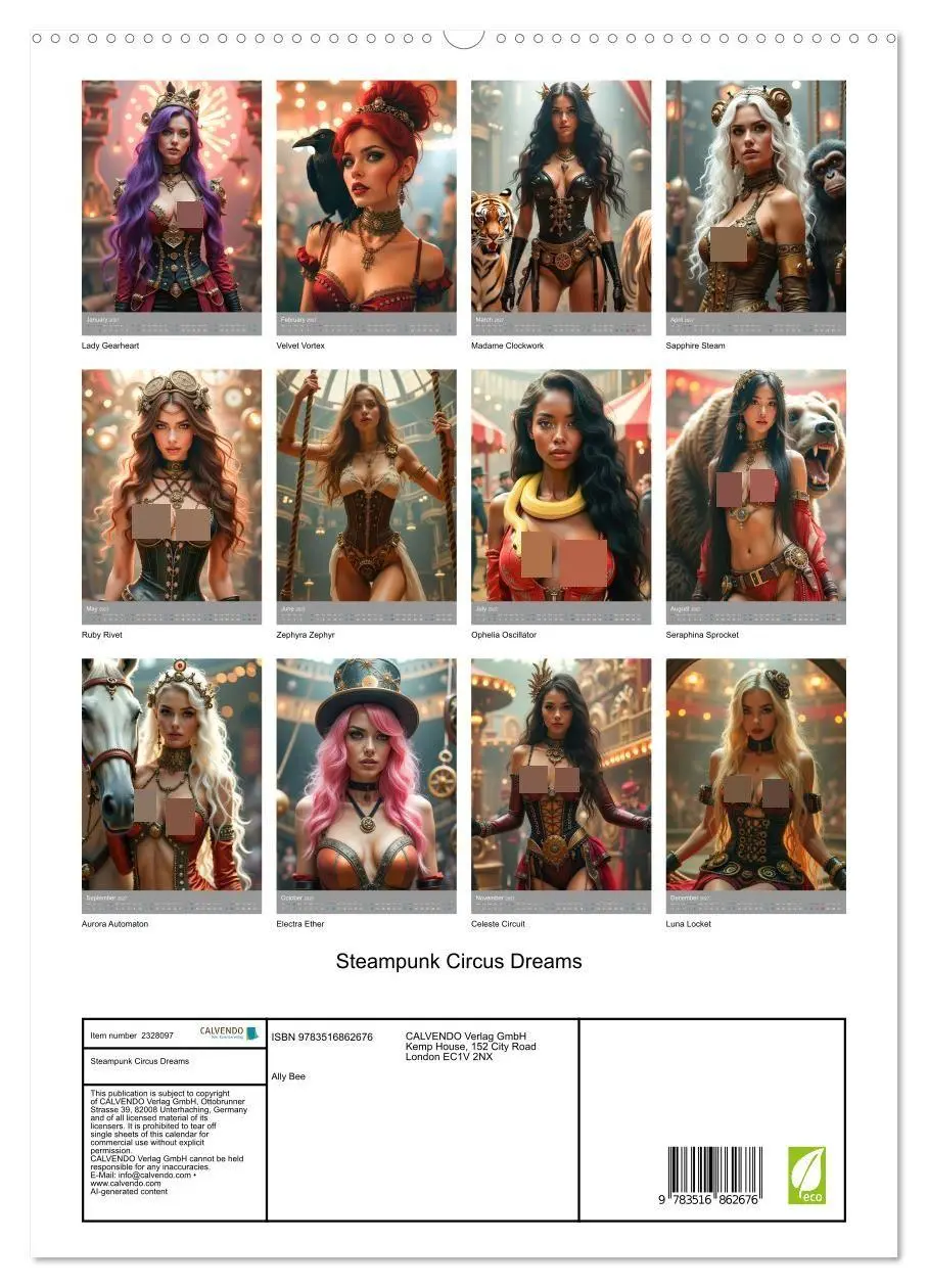 Bild: 9783516862676 | Steampunk Circus Dreams (High Quality Premium Wall Calendar 2027...