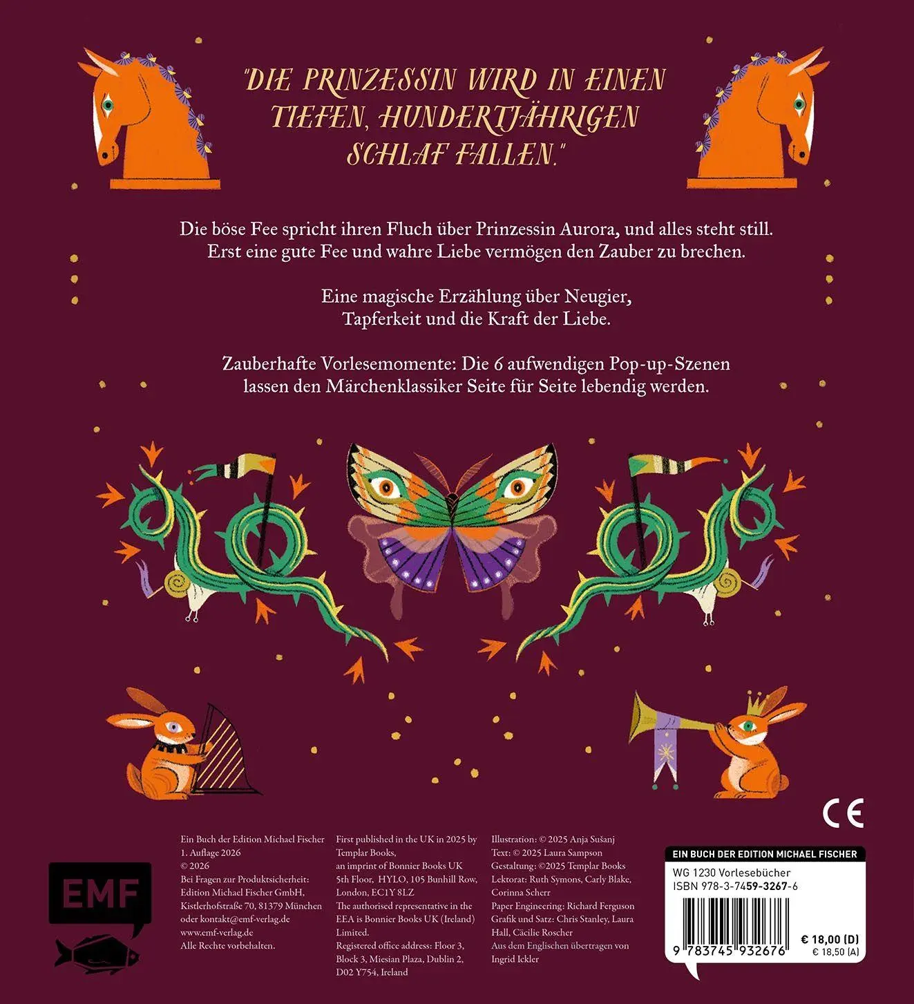 Bild: 9783745932676 | Dornröschen - Zauberhaftes Pop-up Märchenbuch | Laura Sampson | Buch
