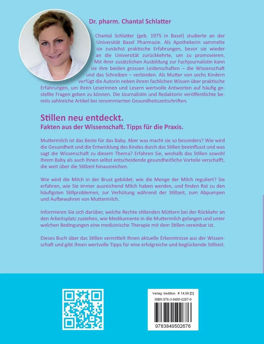 Rückseite: 9783849502676 | Stillen neu entdeckt. | Chantal Schlatter | Taschenbuch | Paperback