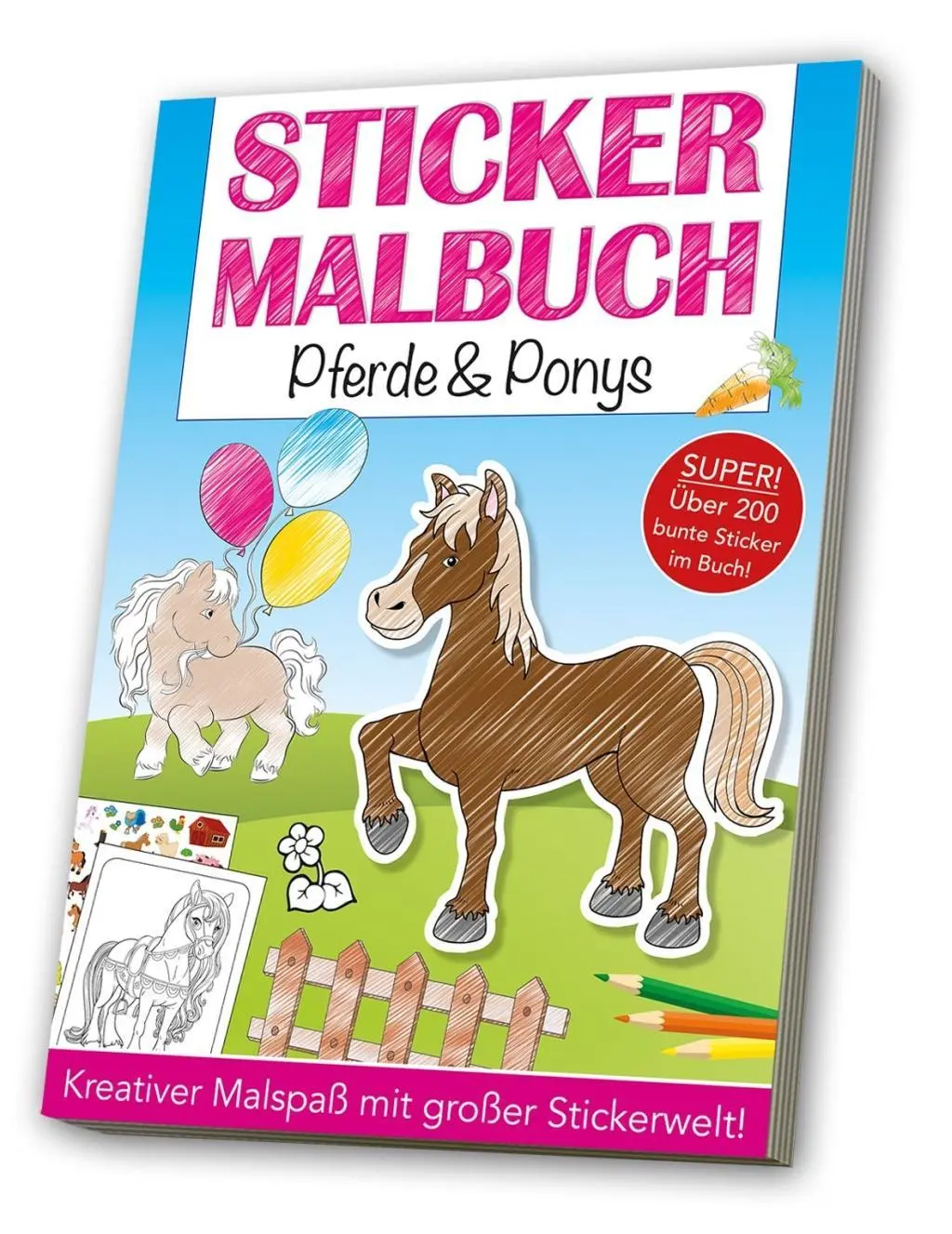 Cover: 4019393982776 | Stickermalbuch: Pferde &amp; Ponys | Broschüre | Deutsch | 2017