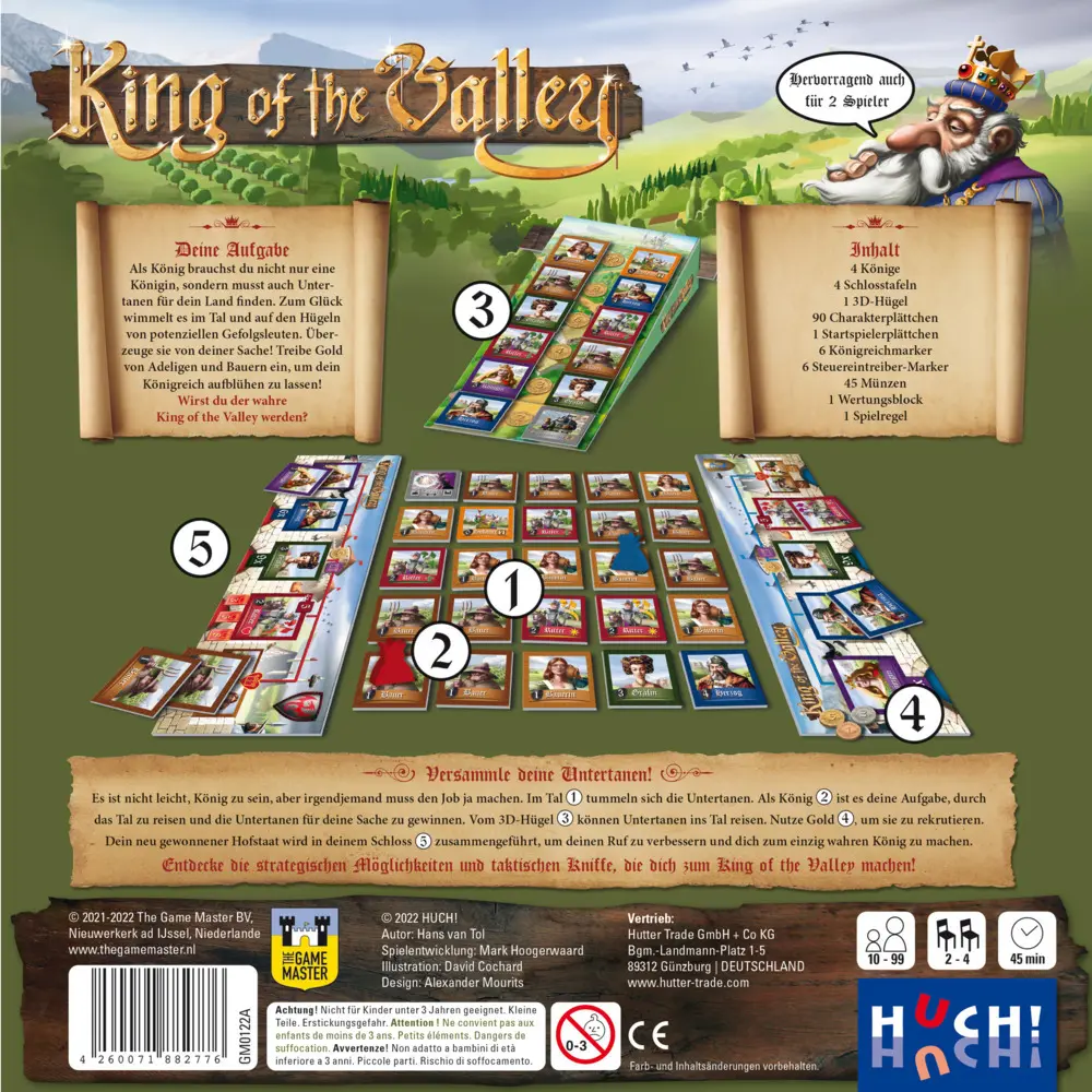 Bild: 4260071882776 | King of the Valley (Spiel) | Hans van Tol | Spiel | In Spielebox