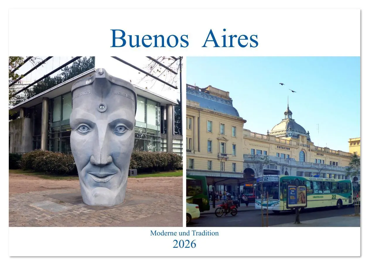 Cover: 9783457692776 | Buenos Aires - Moderne und Tradition (Tischkalender 2026 DIN A5...