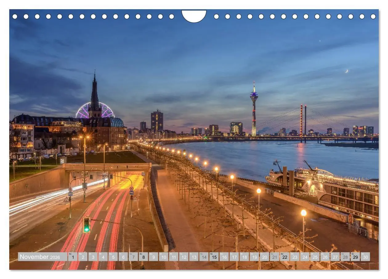Bild: 9783457762776 | Wunderschönes Düsseldorf (Wandkalender 2026 DIN A4 quer), CALVENDO...