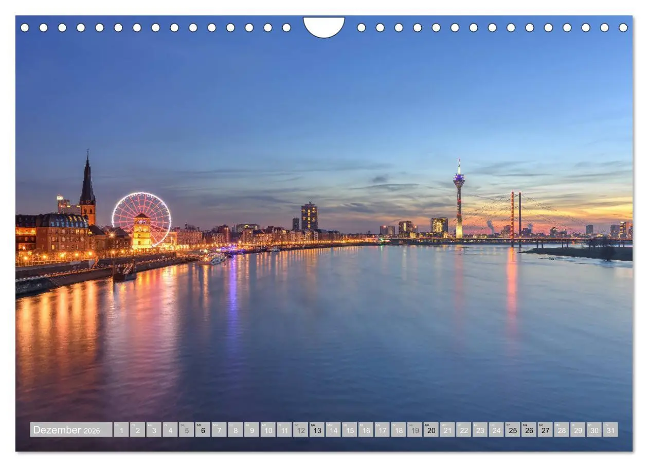 Bild: 9783457762776 | Wunderschönes Düsseldorf (Wandkalender 2026 DIN A4 quer), CALVENDO...