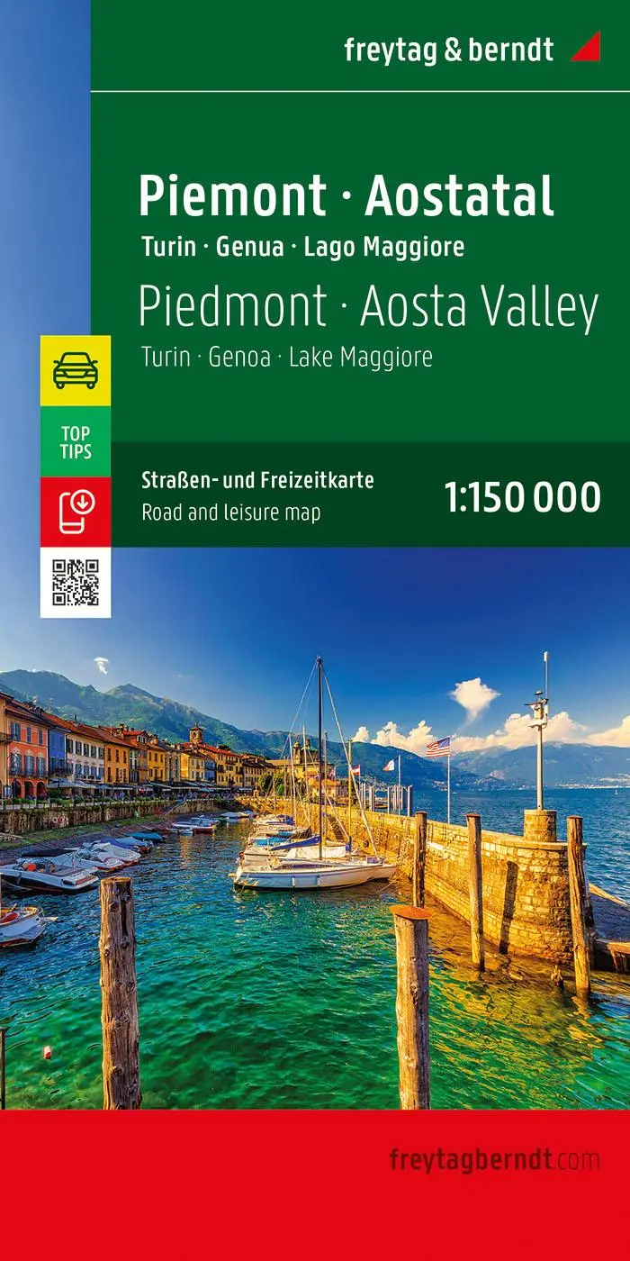 Cover: 9783707922776 | Piemont - Aostatal, Straßen- und Freizeitkarte 1:150.000, freytag &amp;...