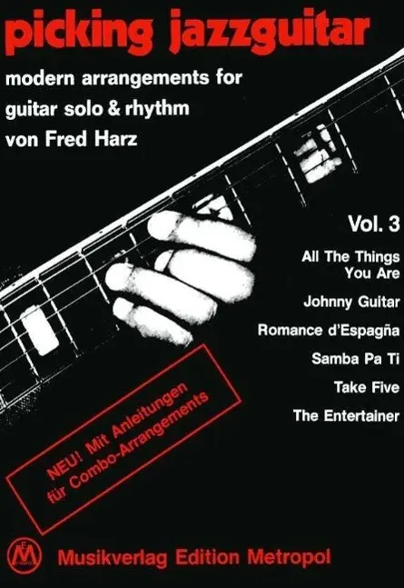 Cover: 9795016382776 | Picking Jazzguitar 3 | Fred Harz | Taschenbuch | Songbuch (Gitarre)
