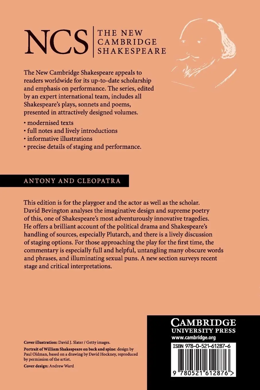 Rückseite: 9780521612876 | Antony and Cleopatra | The New Cambridge Shakespeare | David Bevington
