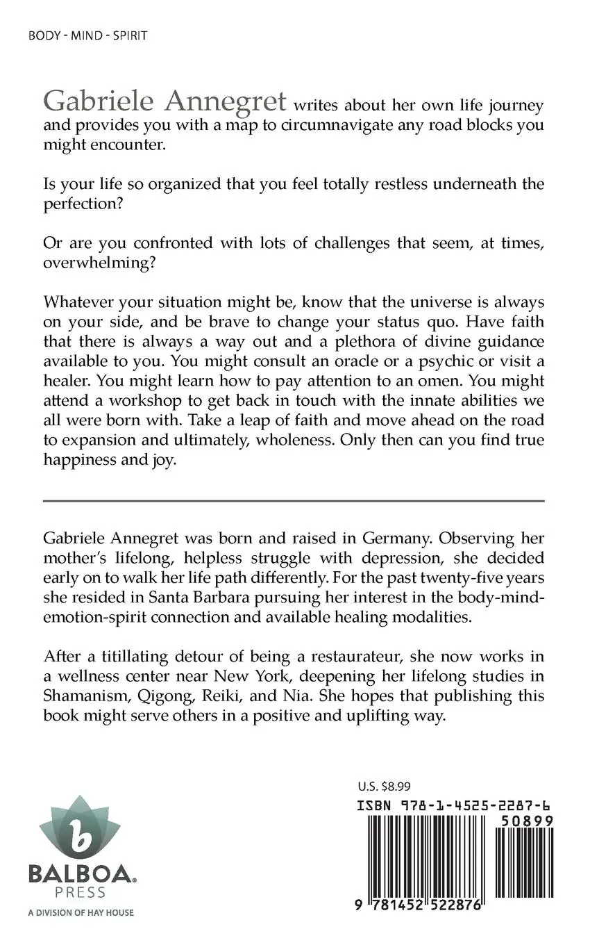 Rückseite: 9781452522876 | Out of my Comfort Zone | Seeking Happiness and Joy ... | Annegret