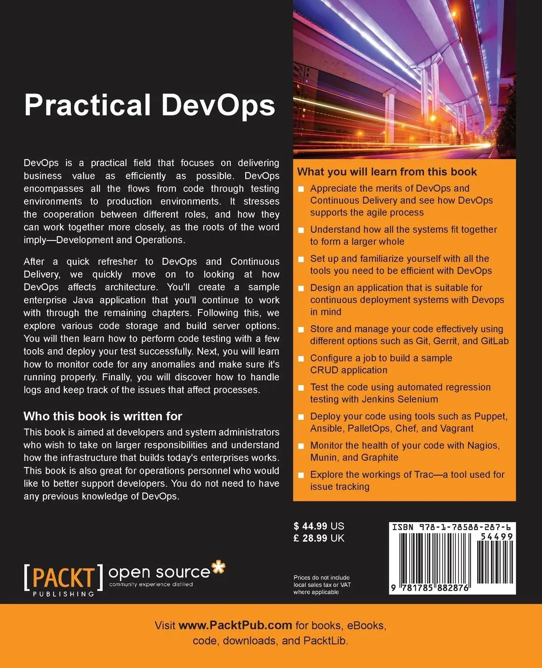 Rückseite: 9781785882876 | Practical DevOps | Joakim Verona | Taschenbuch | Englisch | 2016