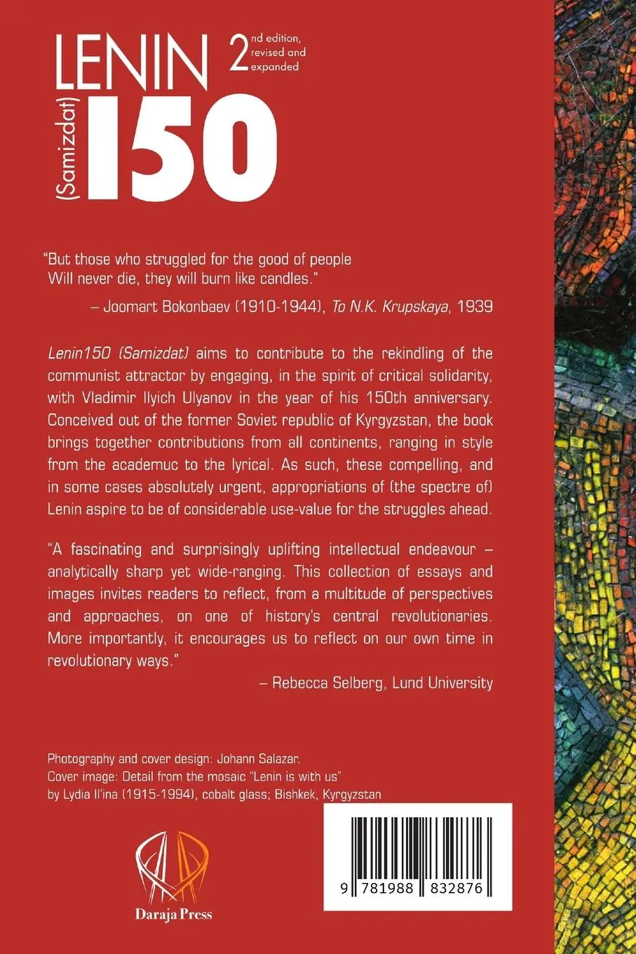 Rückseite: 9781988832876 | Lenin150 (Samizdat) | Hjalmar Jorge Joffre-Eichhorn (u. a.) | Buch