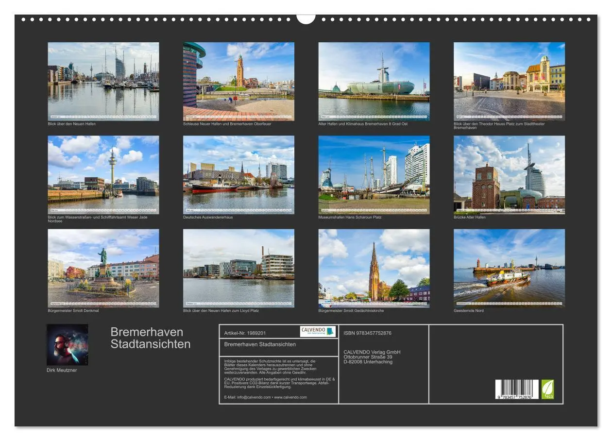 Bild: 9783457752876 | Bremerhaven Stadtansichten (Wandkalender 2026 DIN A2 quer),...