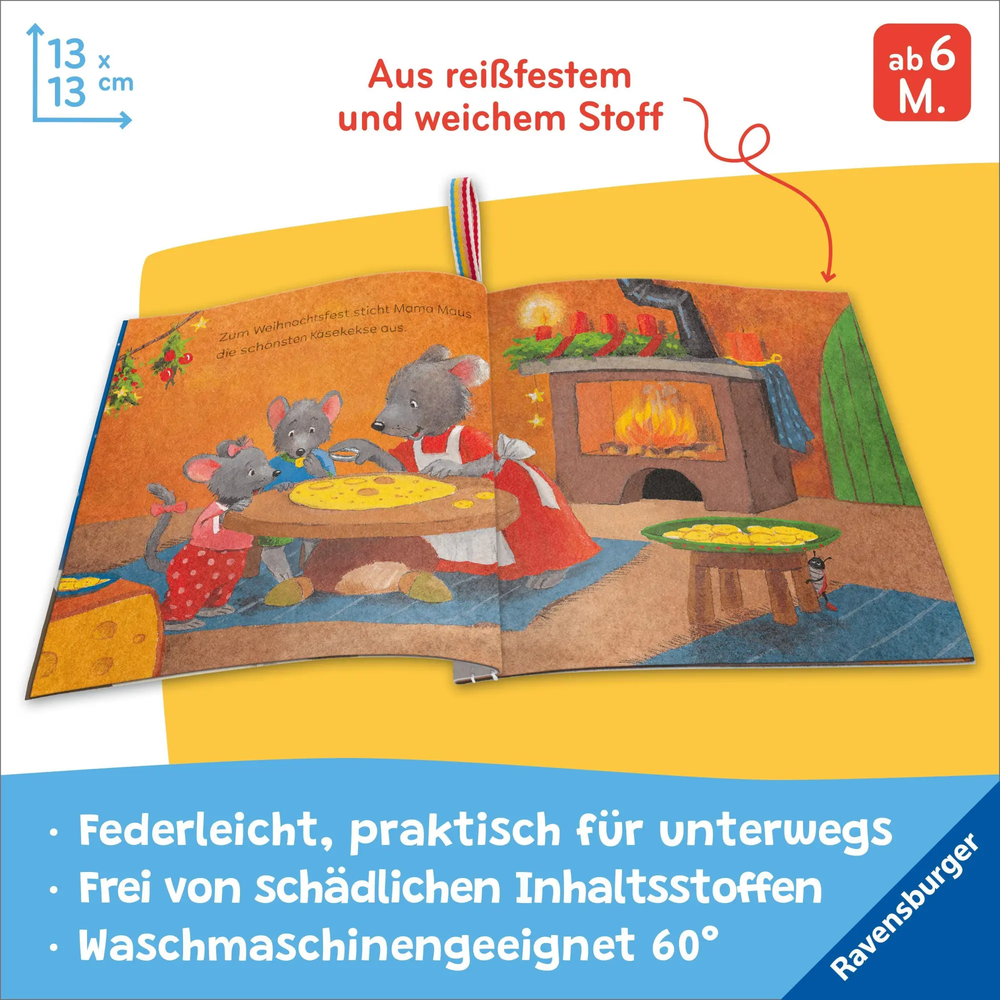 Bild: 9783473422876 | Mein Knuddel-Knautsch-Buch: Frohe Weihnachten! | Sandra Grimm | Buch