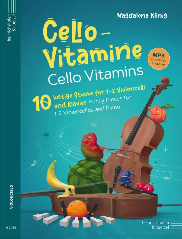 Cover: 9783938202876 | Cello-Vitamine | 10 lustige Stücke für 1-2 Violoncelli und Klaiver