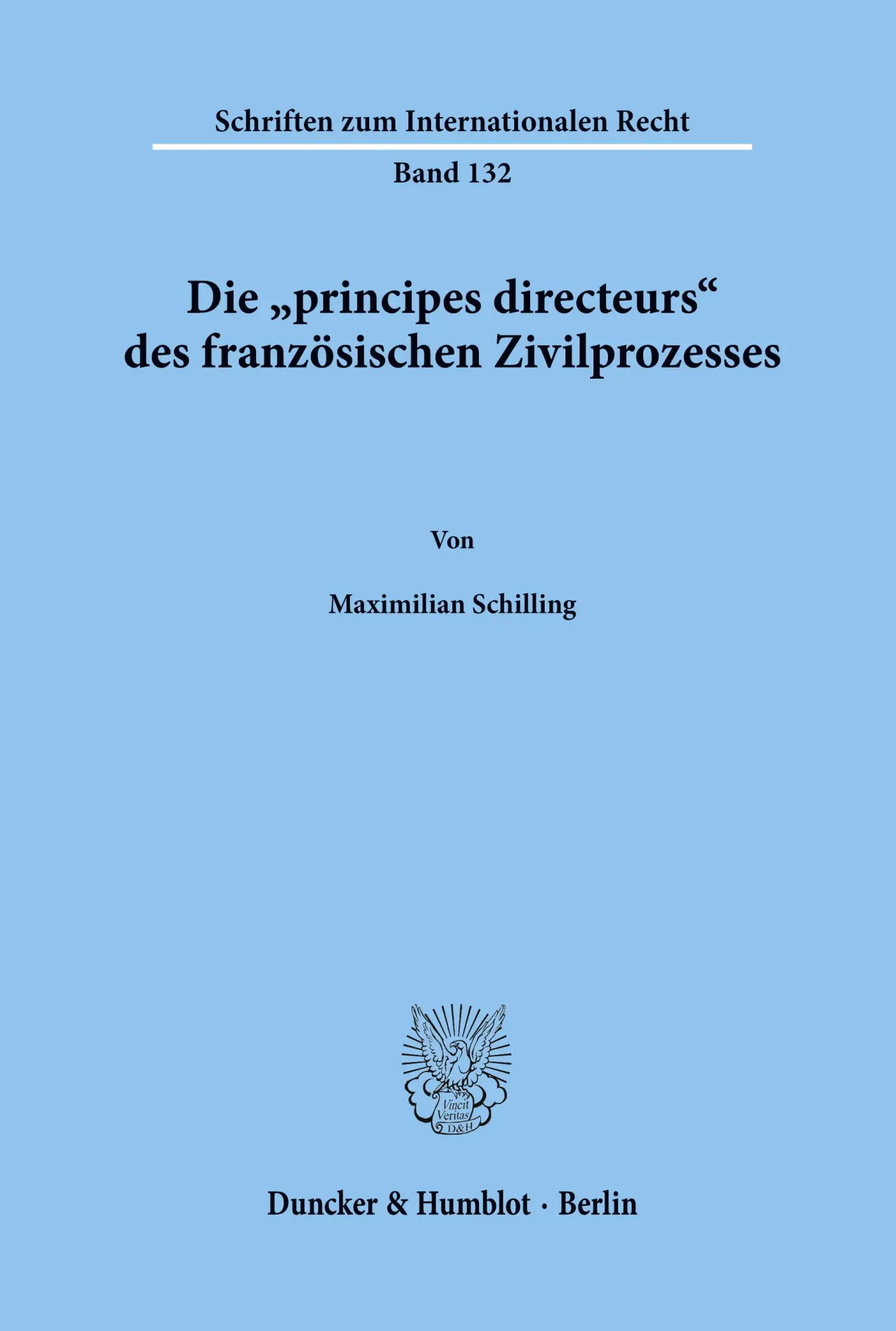 Cover: 9783428102976 | Die "principes directeurs« des französischen Zivilprozesses. | Buch