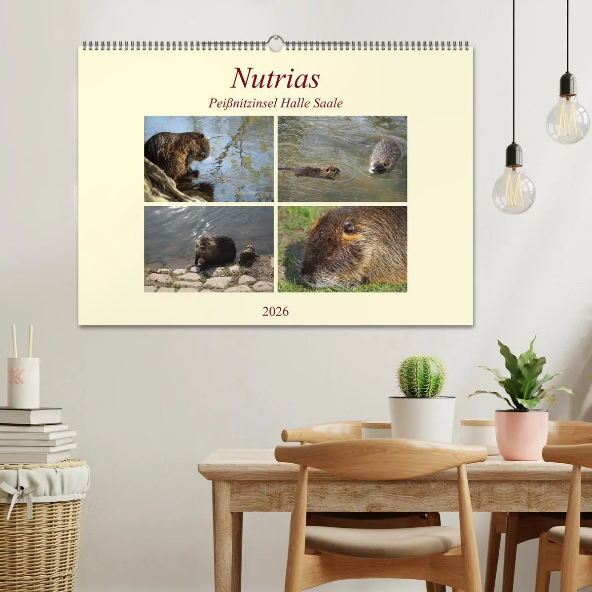 Bild: 9783457812976 | Nutrias Peißnitzinsel Halle Saale (Wandkalender 2026 DIN A2 quer),...