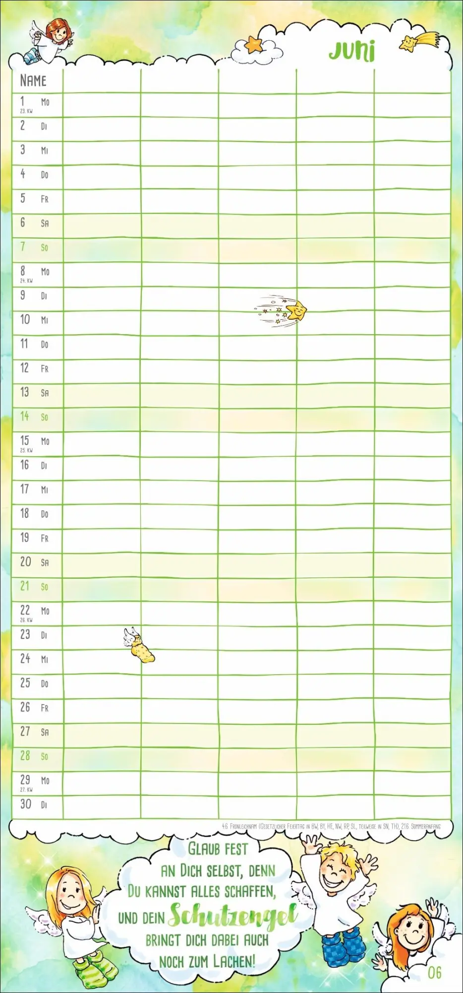 Bild: 9783756412976 | times&amp;more Schutzengel Familienplaner 2026 | Heye | Kalender | 13 S.