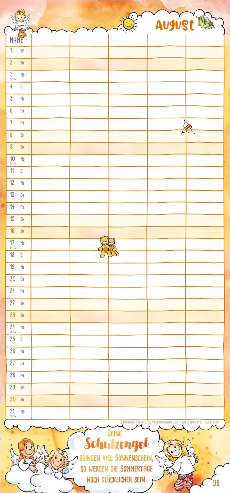 Bild: 9783756412976 | times&amp;more Schutzengel Familienplaner 2026 | Heye | Kalender | 13 S.