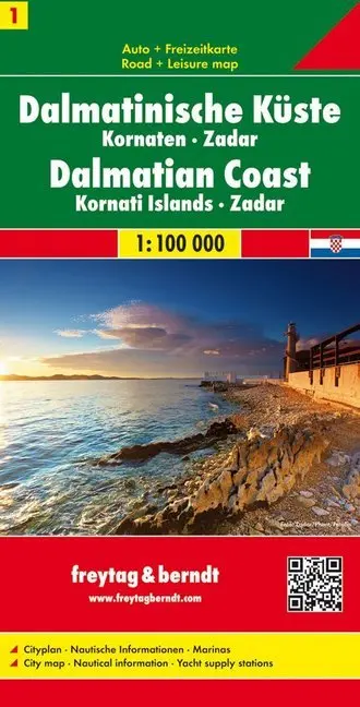 Cover: 9783850842976 | Dalmatinische Küste, Kornaten - Zadar, Autokarte 1:100.000....