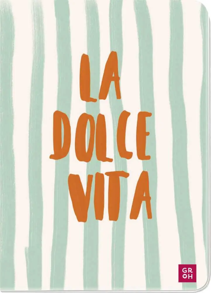 Cover: 4036442013076 | Notizheft Sonne Dolce Vita | Groh Verlag | Notizbuch/Blankobuch | 2025