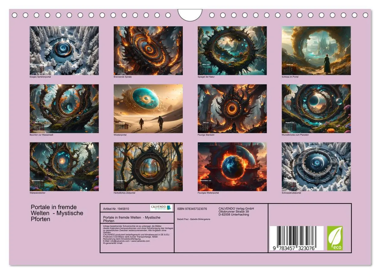 Bild: 9783457323076 | Portale in fremde Welten - Mystische Pforten (Wandkalender 2026 DIN...