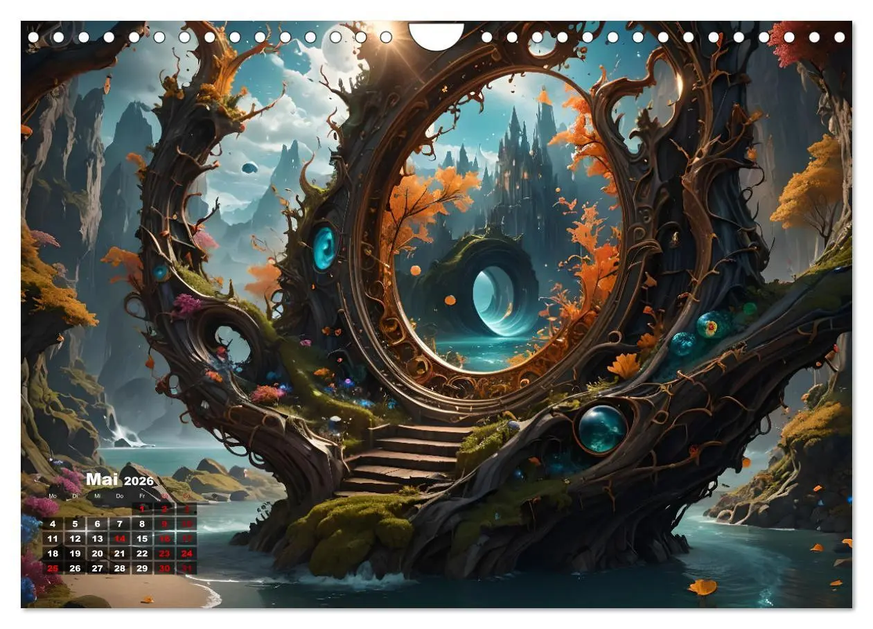 Bild: 9783457323076 | Portale in fremde Welten - Mystische Pforten (Wandkalender 2026 DIN...