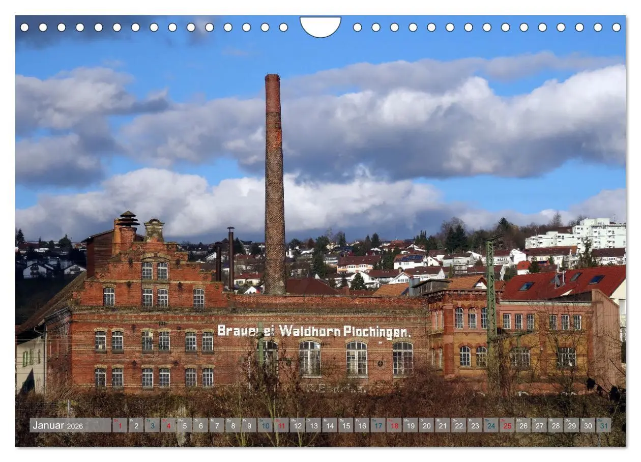 Bild: 9783457563076 | Plochingen im Blick (Wandkalender 2026 DIN A4 quer), CALVENDO...